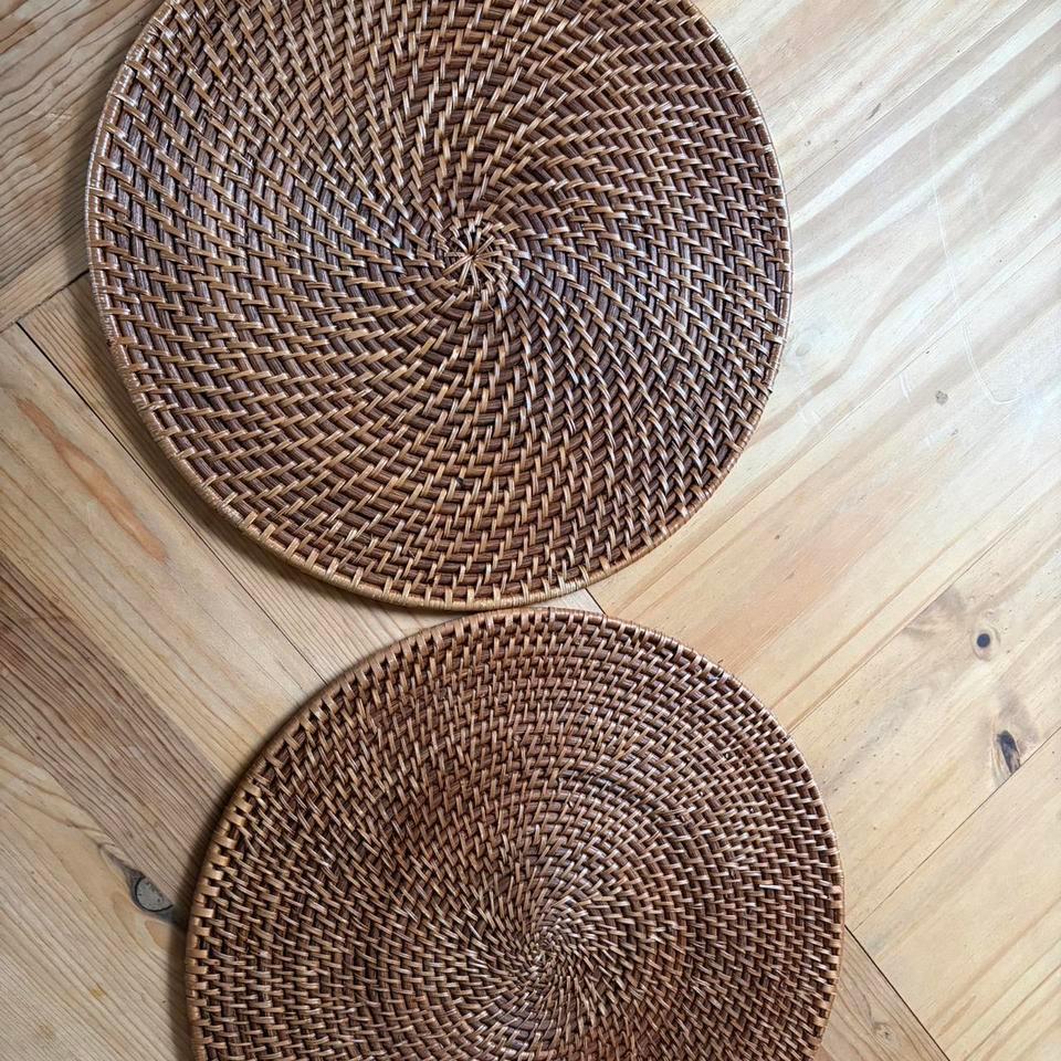 Rattan Round Tray Set Of 9fdd 4