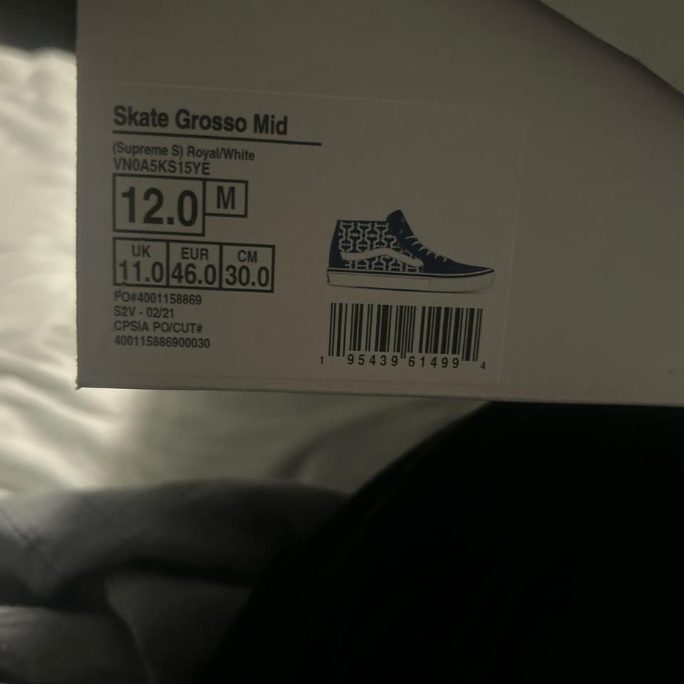 Supreme Vans Size 12 Mens 2