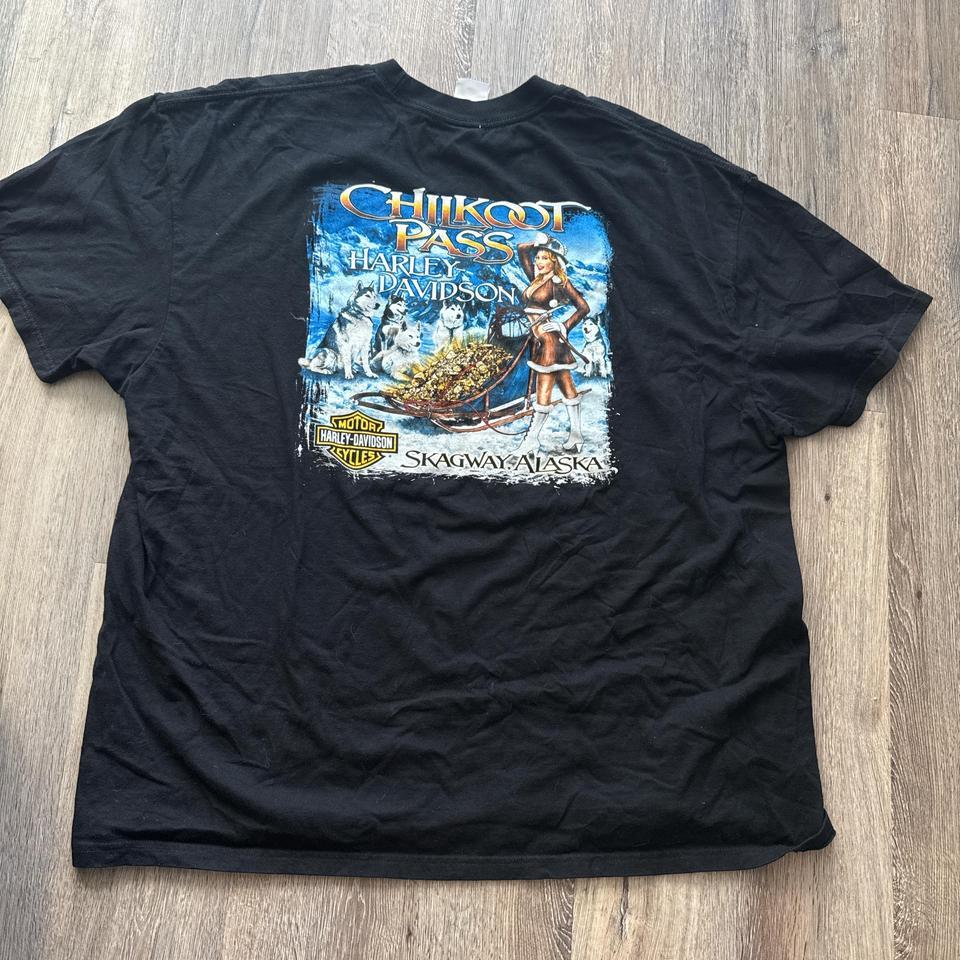 100 Cotton Harley Davidson Black 0828