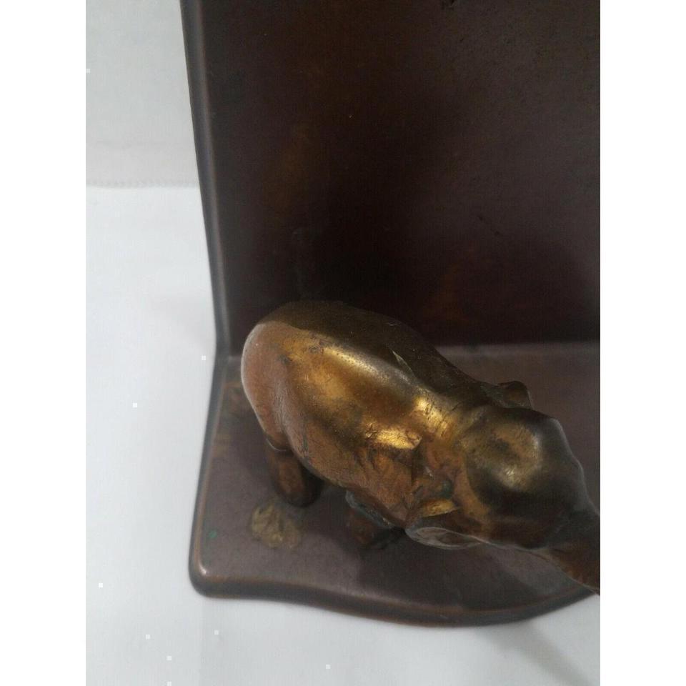 Ronson Metal Elephant Bookend Paperweight C576 3