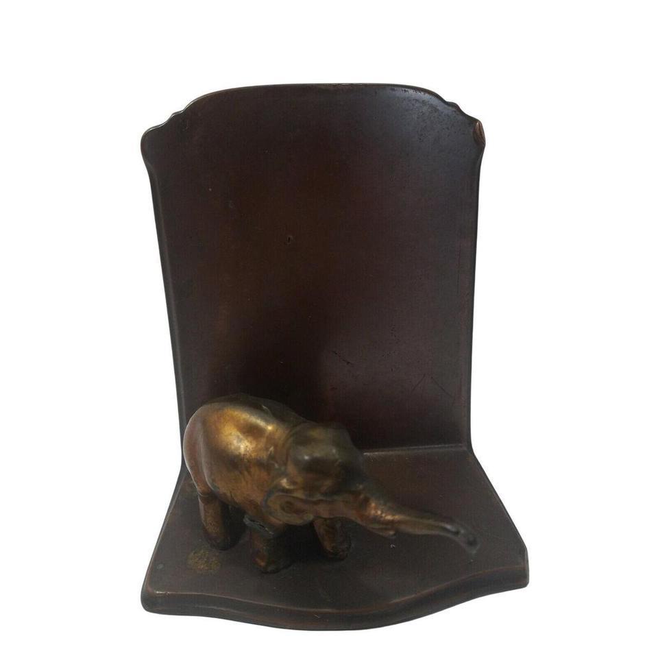 Ronson Metal Elephant Bookend Paperweight C576