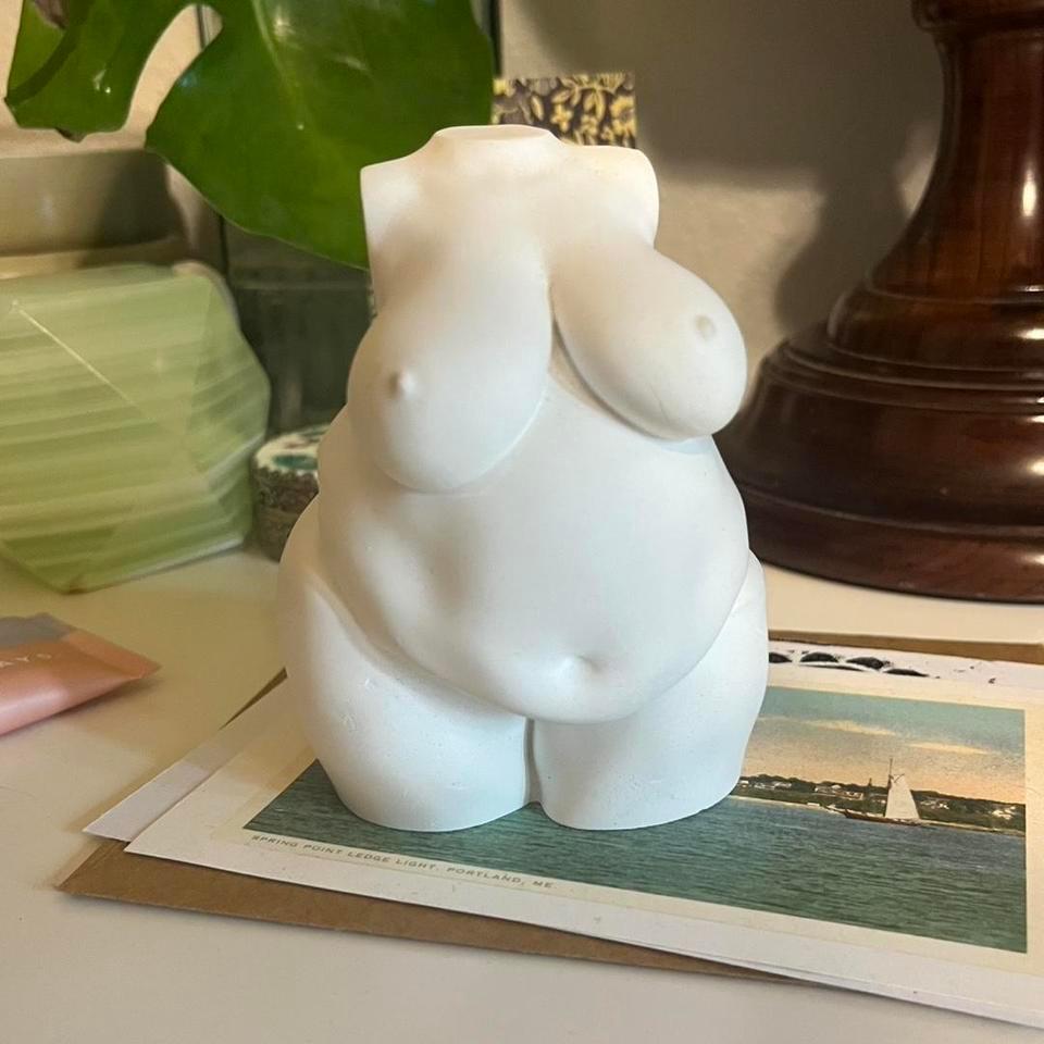 Plus Size Female Goddess Torso Sculpture 8936