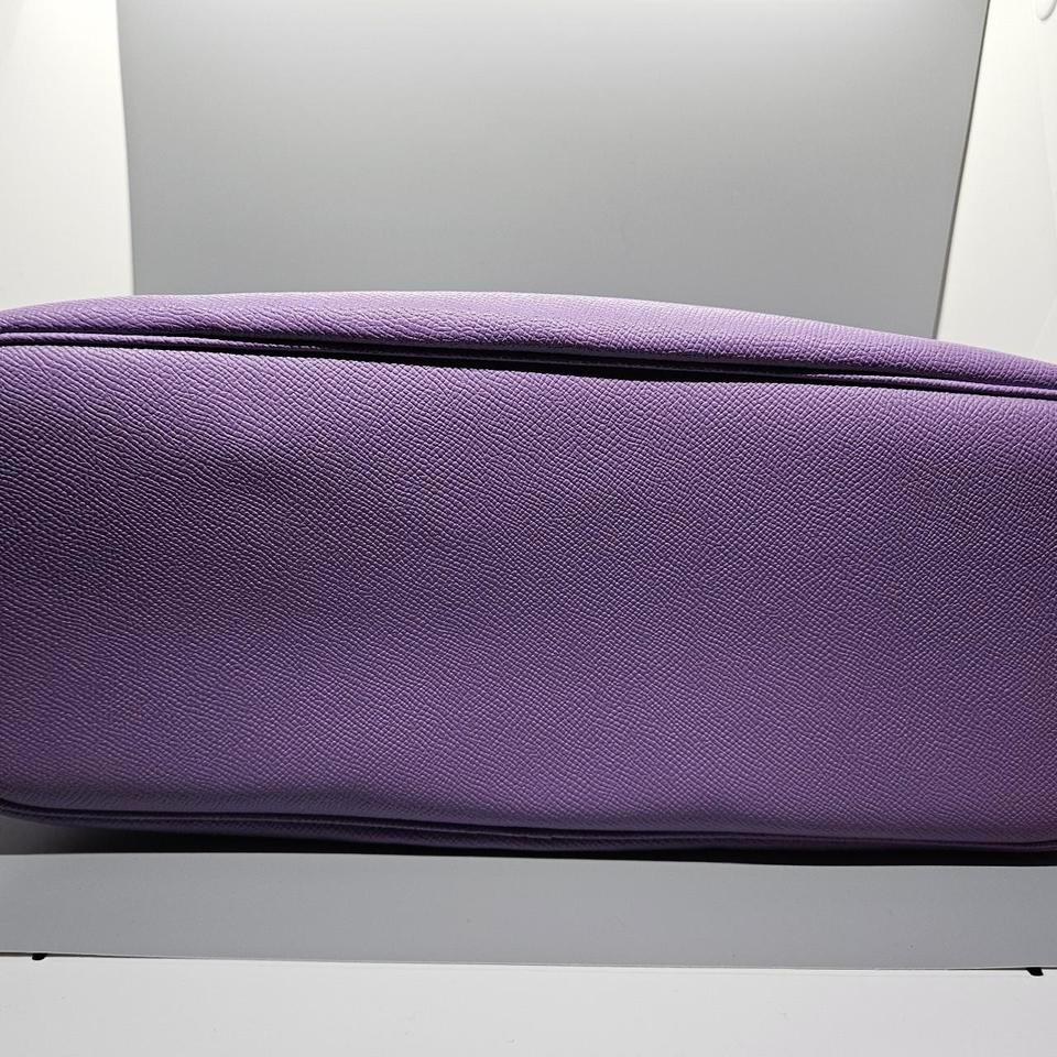 Coach Gallery Purple Leather Crossgrain 4070 4