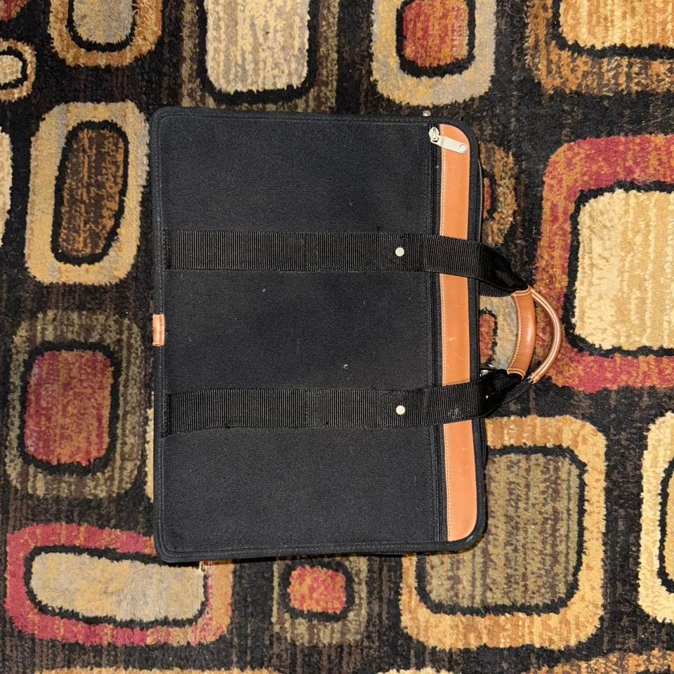 Large Leather Computer Travel Carrying 9216 2