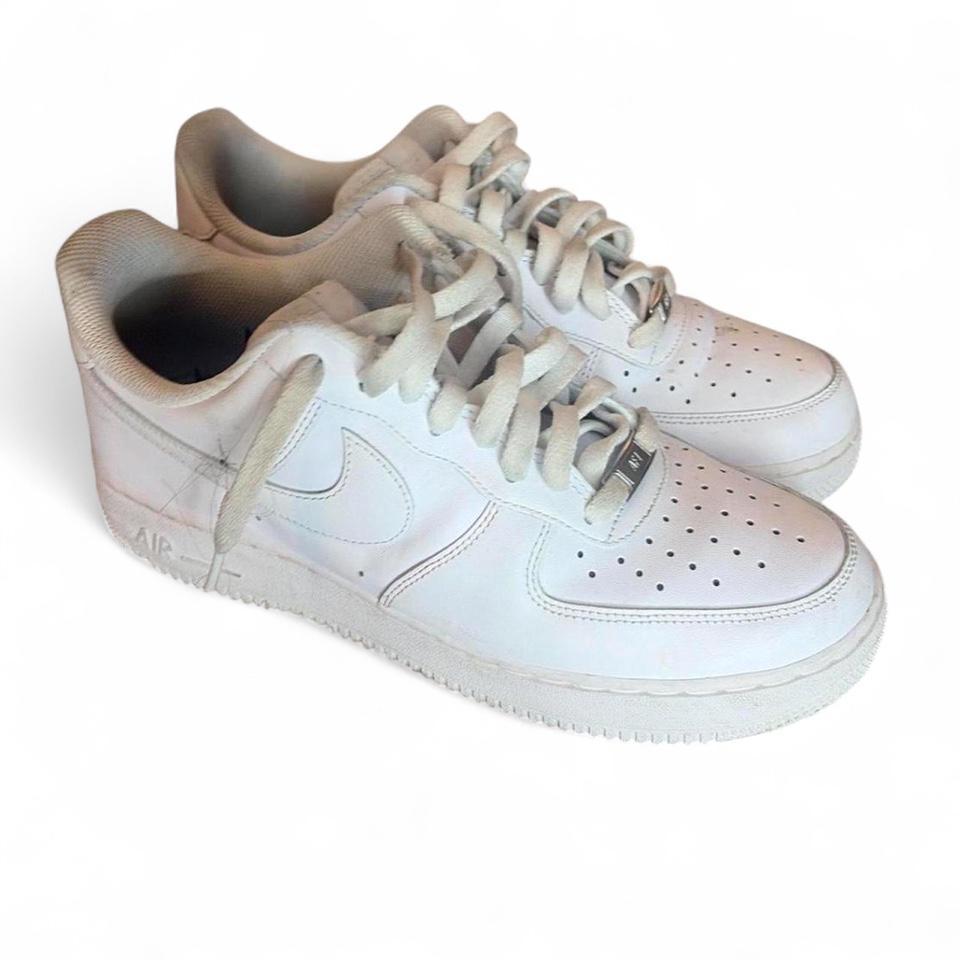 White Nike Air Force 1s 8bf9 3