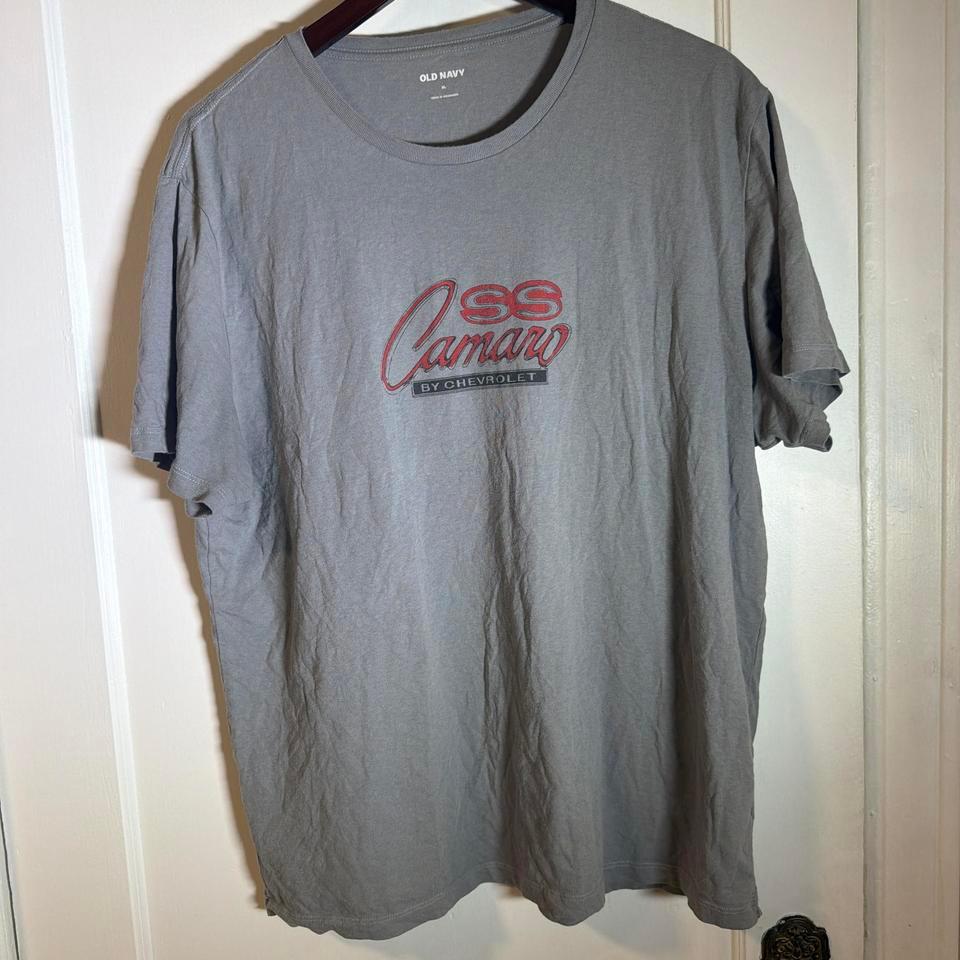 Old Grey Camaro Ss Tee F353