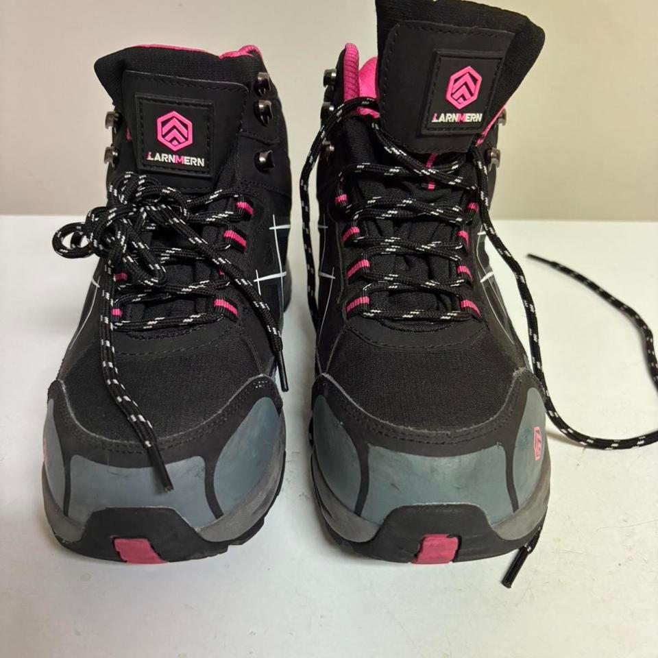 Larnmern Womens Blackpinkgrey Steel Toed Work 19ee