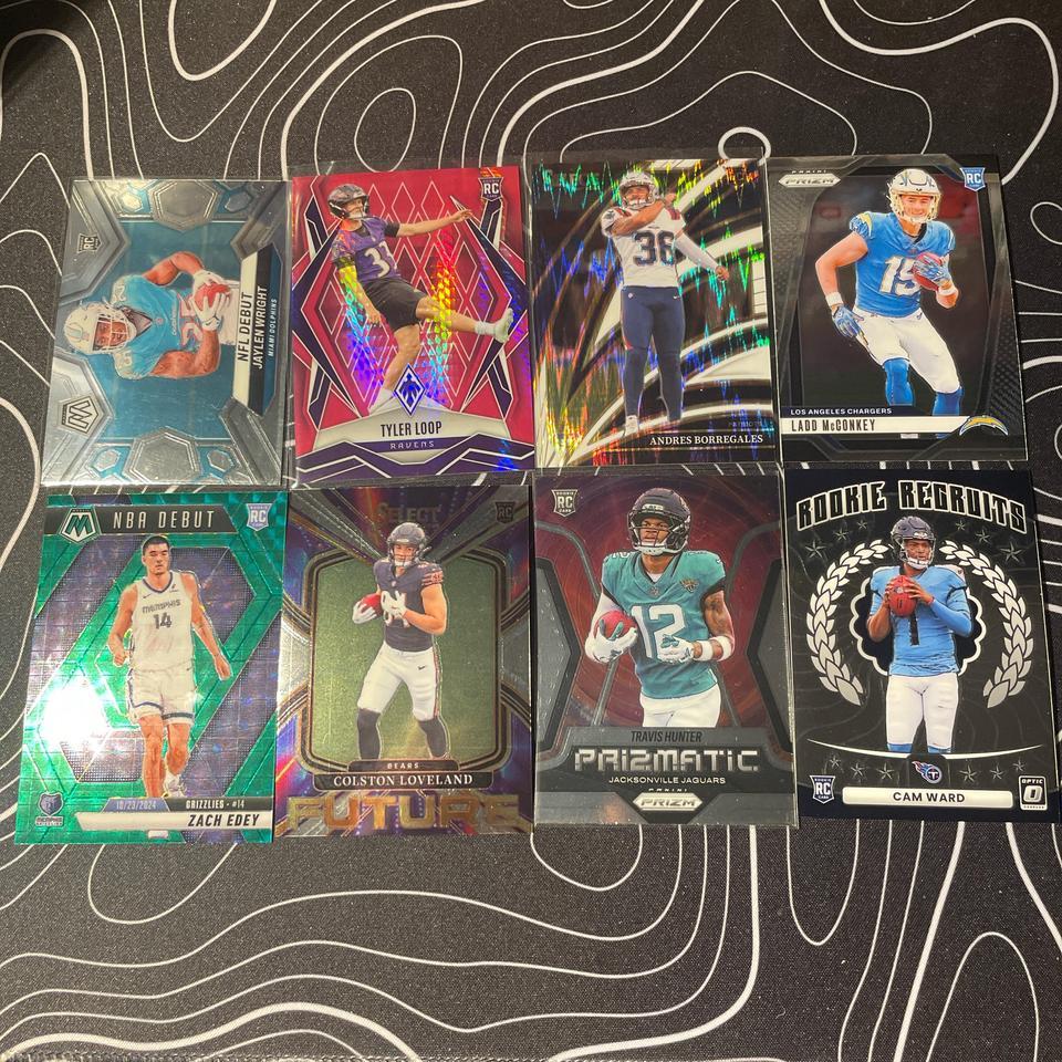 8 Card Rookie Lot 00b0