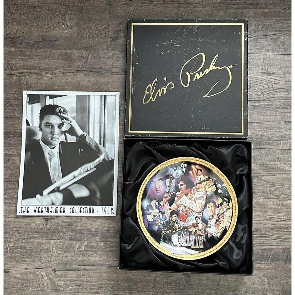 Elvis 75th Anniversary Plate Bradford Dc21