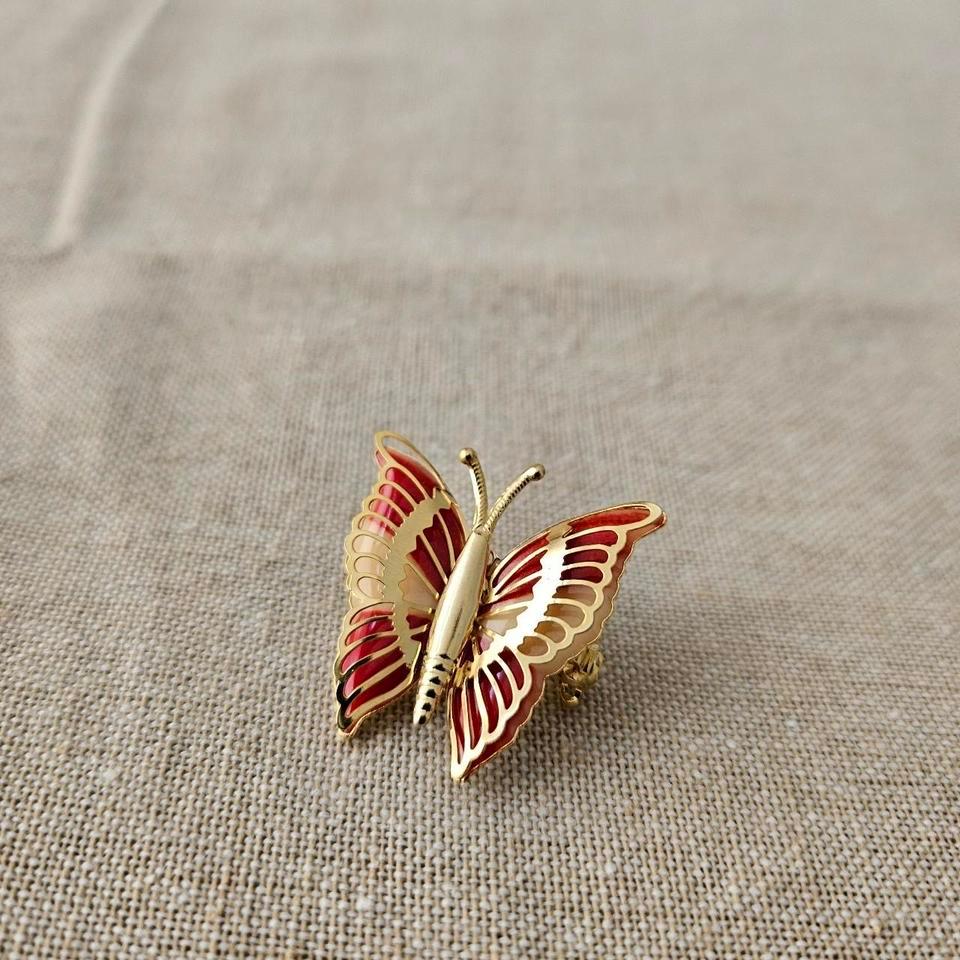 True Vintage 1970s Enamel Sparkly F8bf 6