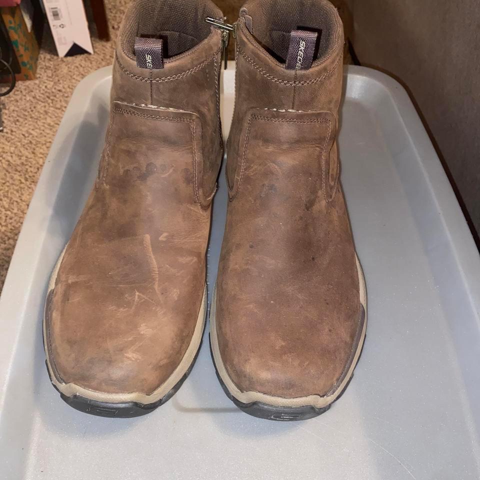 Brown Leather Ankle Boots Leather 857b