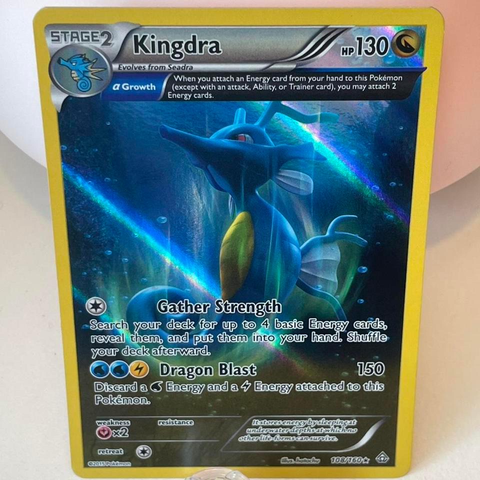 Kingdra Holo Rare Pokemon Card 6898