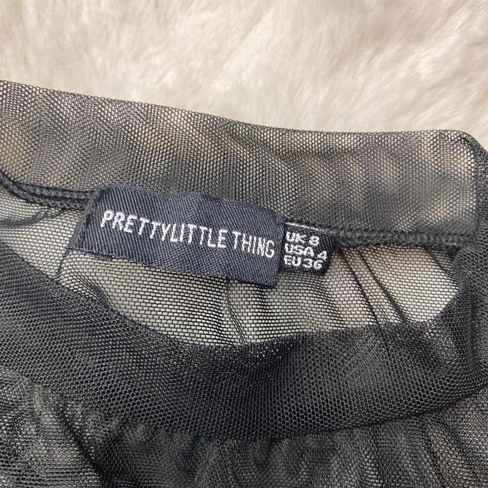 Prettylittlething Black Mesh Swim Cover 4e69 2
