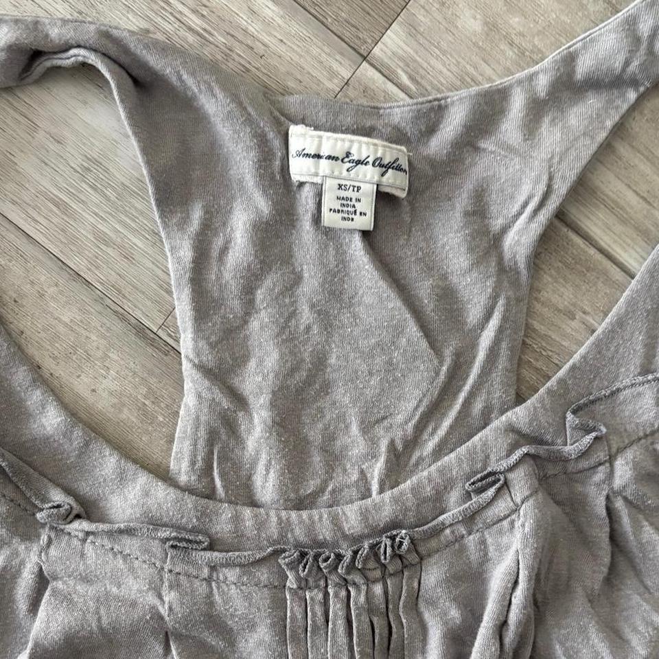 American Eagle Grey Long Tank 1e63 2