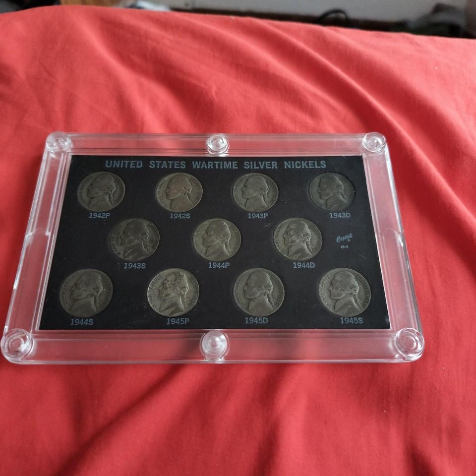 United States Wartime Silver Nickels A58d 2