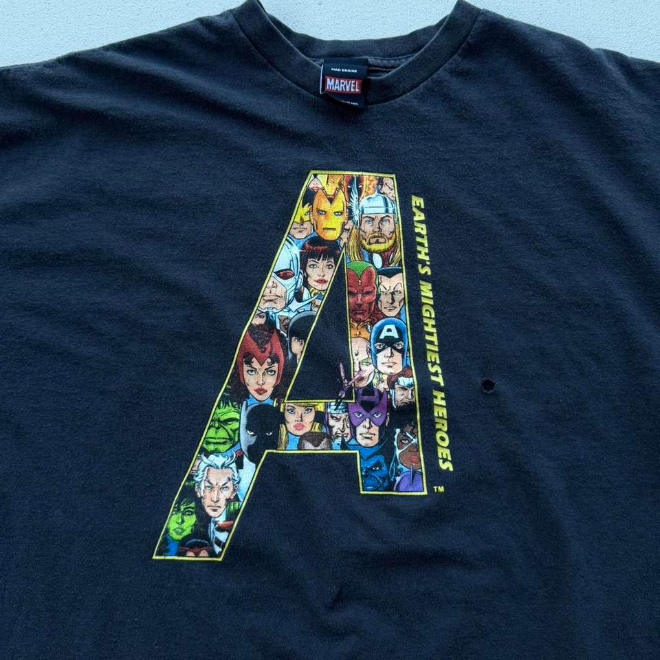 Vintage Y2k Marvel Avengers Mad 328f 2