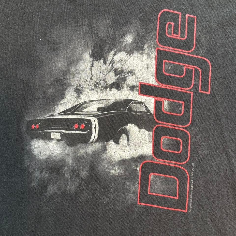 Dodge Black Cotton T Shirt Size A85f 2
