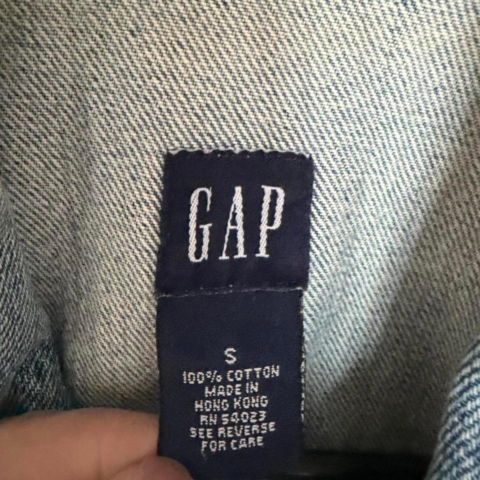 Gap Blue Denim Vest With E1e3 4