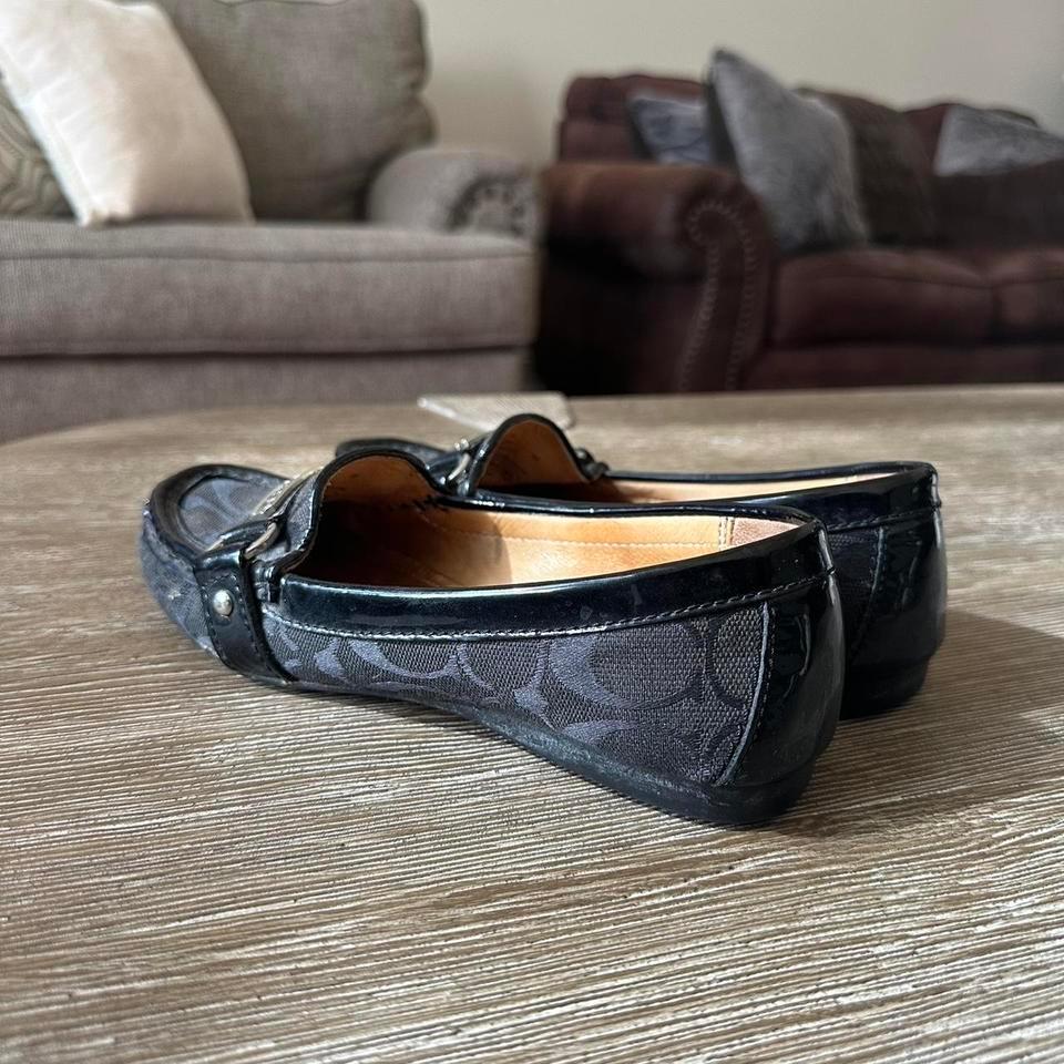 Vintage Black Coach Loafers Womens 2