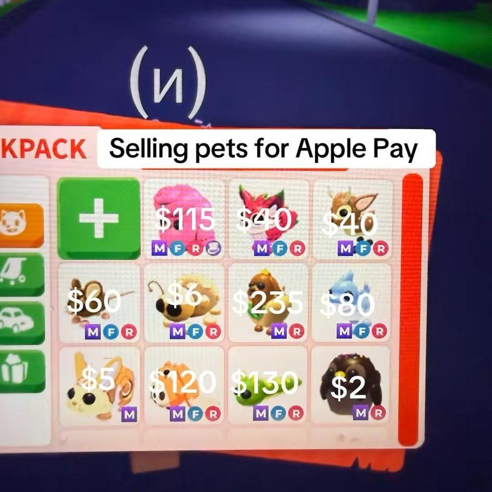 Selling Adopt Me Pets For 733e