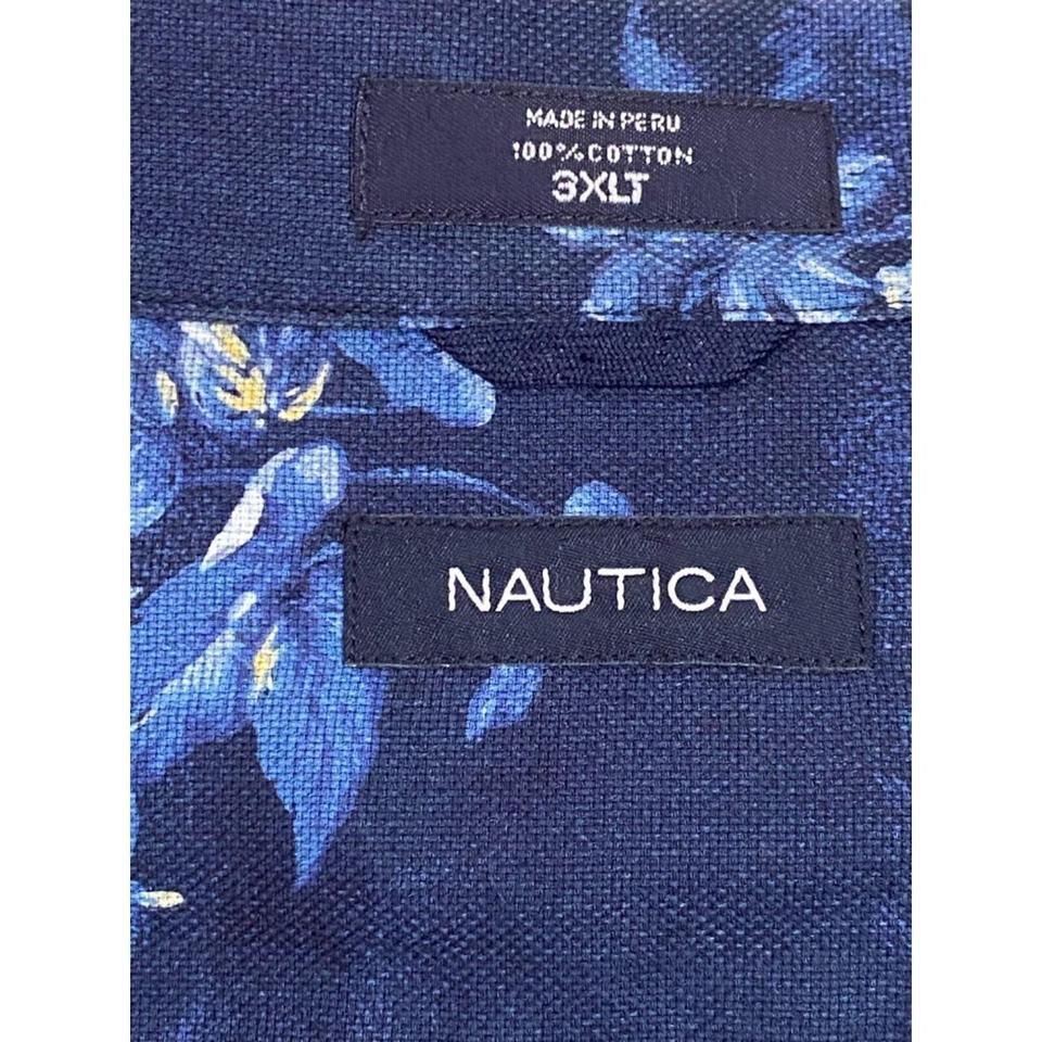 Mens Nautica Hawaiian Camp Shirt 1fbd 3