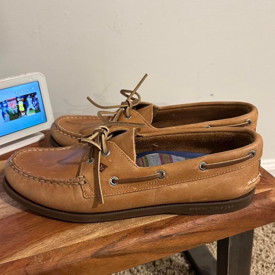 Tan Leather Sperry Boat Shoes 8bcf