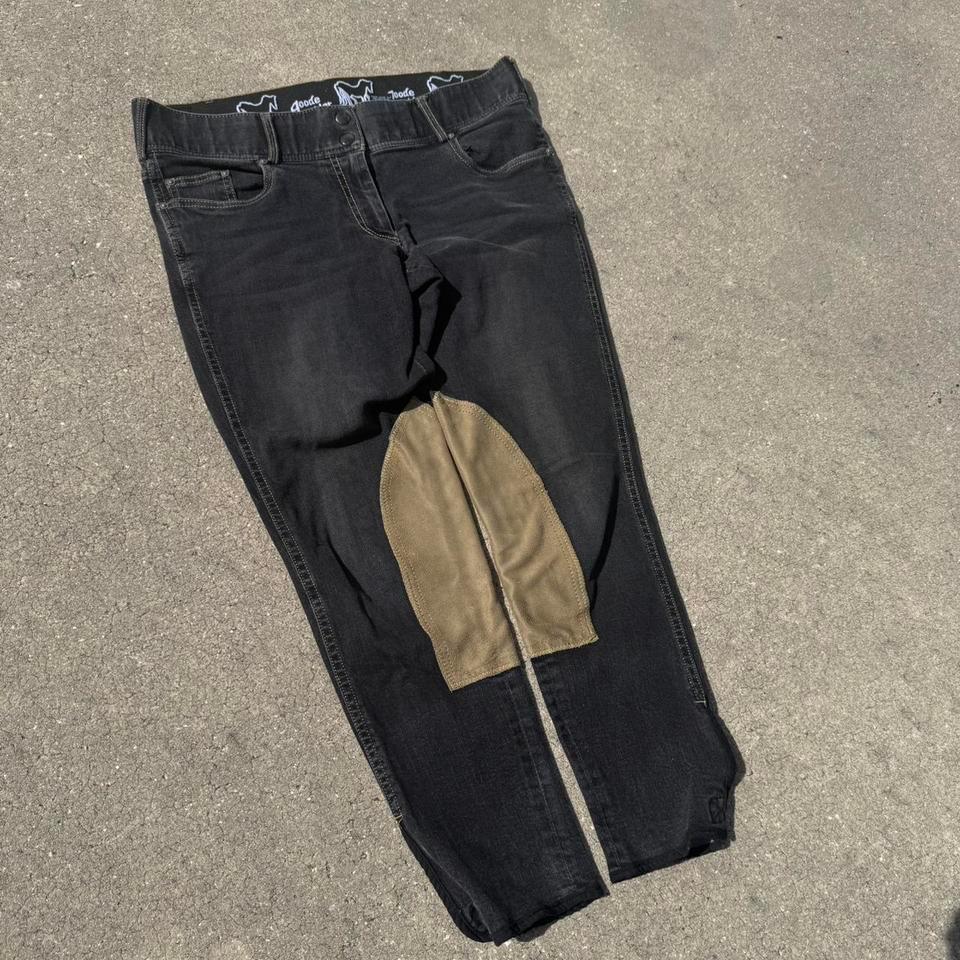 Goode Rider Black Denim Knee 667a 2