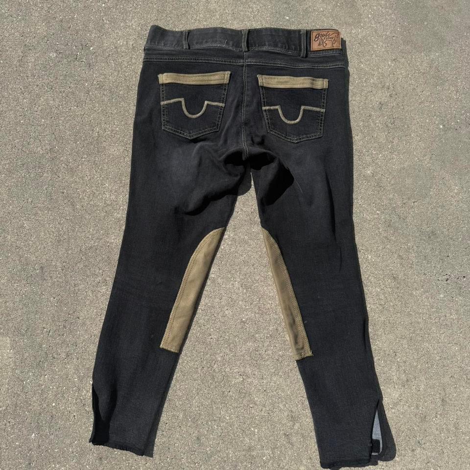 Goode Rider Black Denim Knee 667a 6