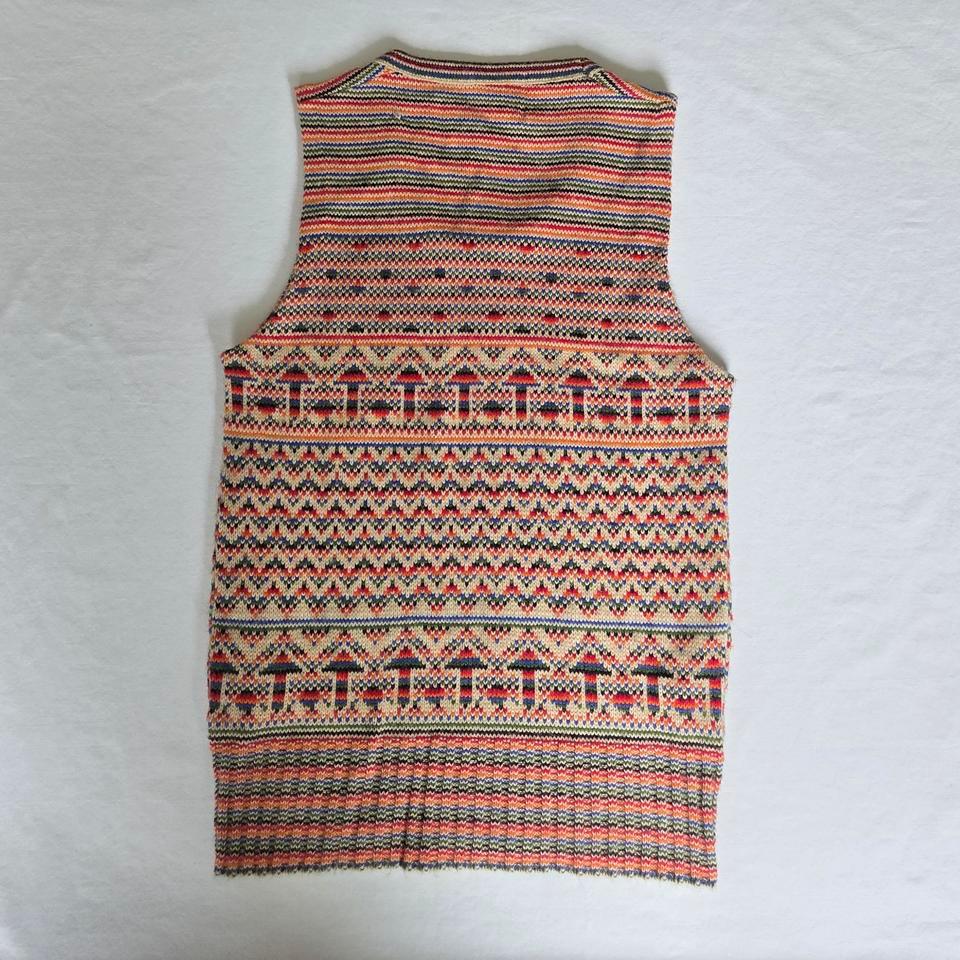 60s 70s Beautiful Multicolor Mushrooms Striped 73e9 6