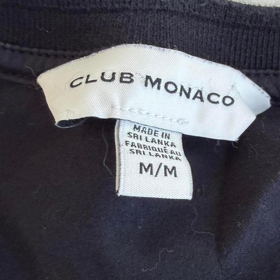 Club Monaco Black Oversized Cotton E9f2