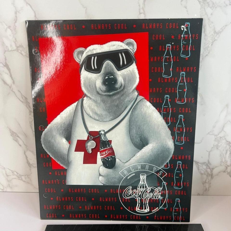 Vintage 1995 Coca Cola Polar Bear 5db4 4