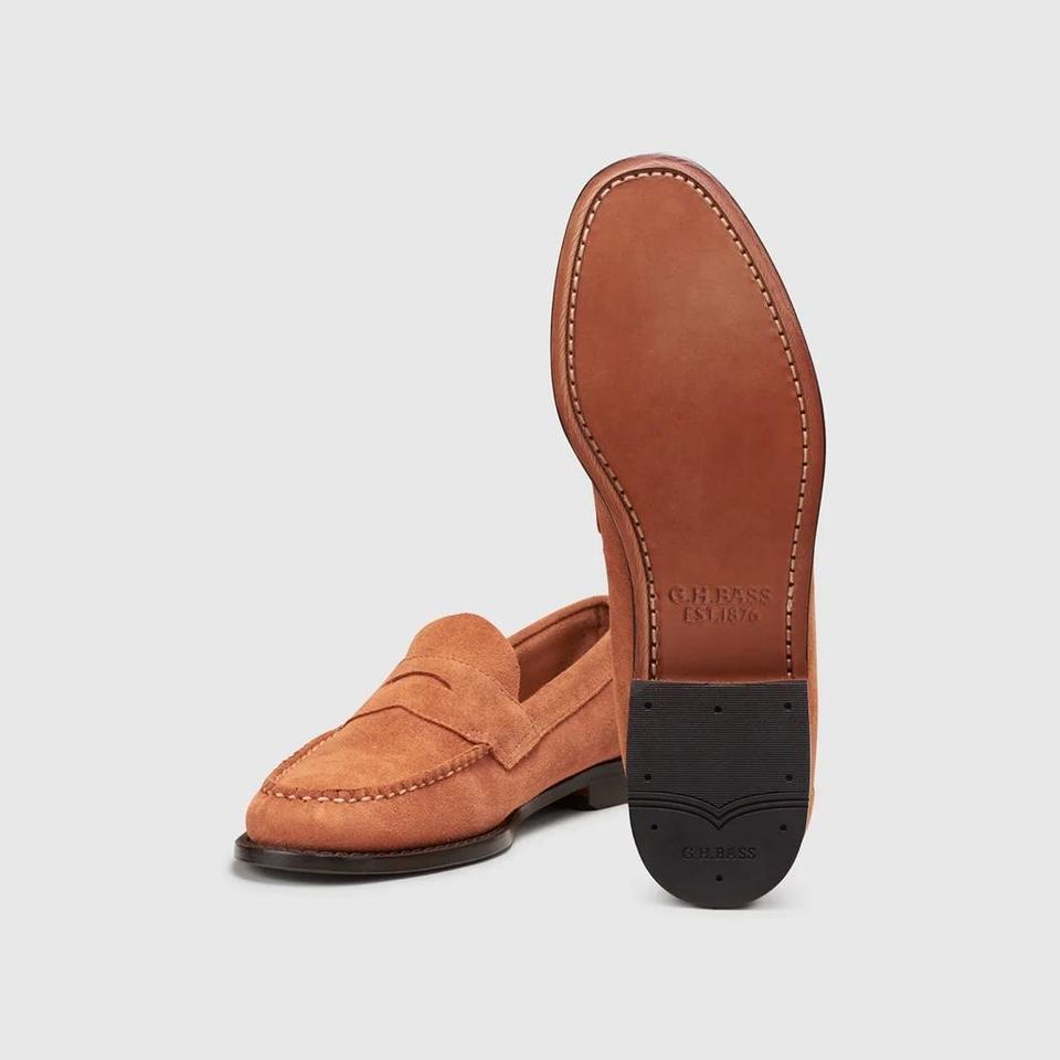 Gh Bass Weejuns Sueded Leather 5b95 3