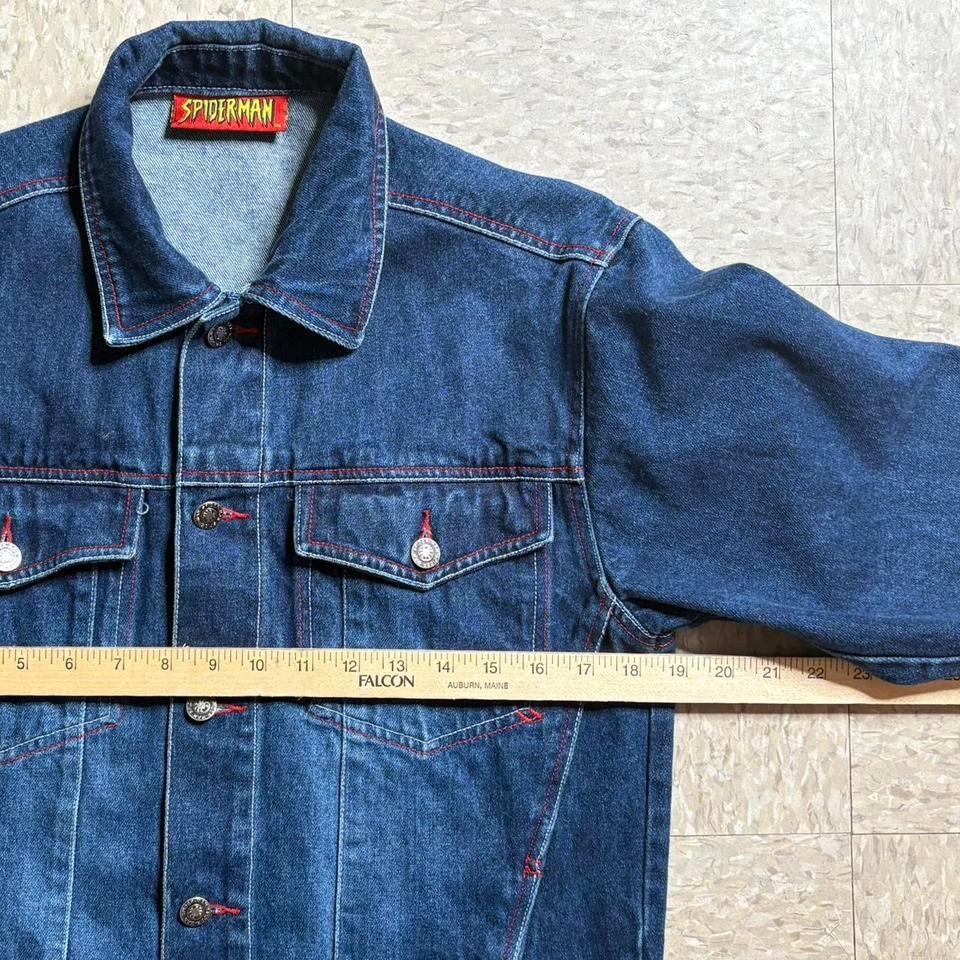 Vintage 2003 Spider Man Embroidered Denim 3a6a 7