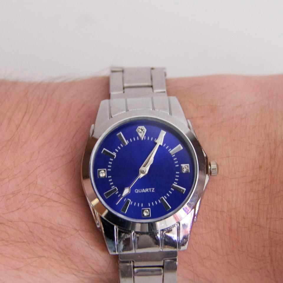 Y2k Silver Classy Sporty Round 3288 3