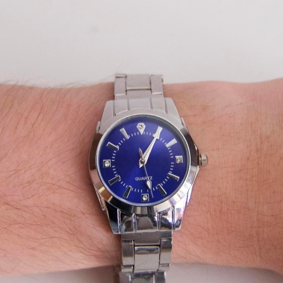 Y2k Silver Classy Sporty Round 3288 6