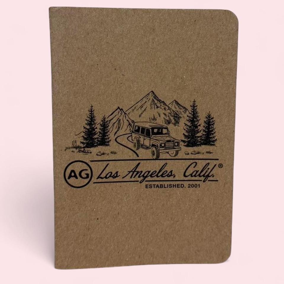 Ag Brown Notebook With White Eba3