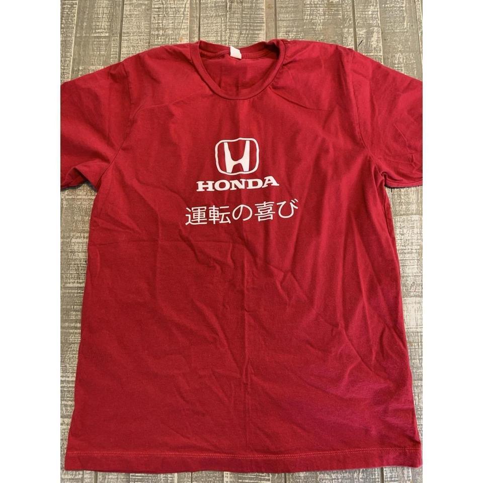 Honda Logo Red T Shirt Size 60b2