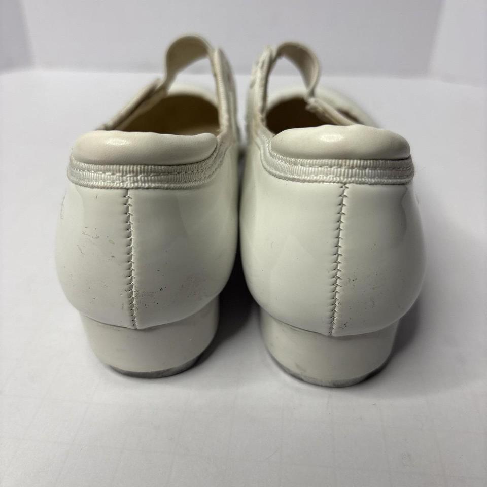 Girls White Patent Tap Shoes 2927 4