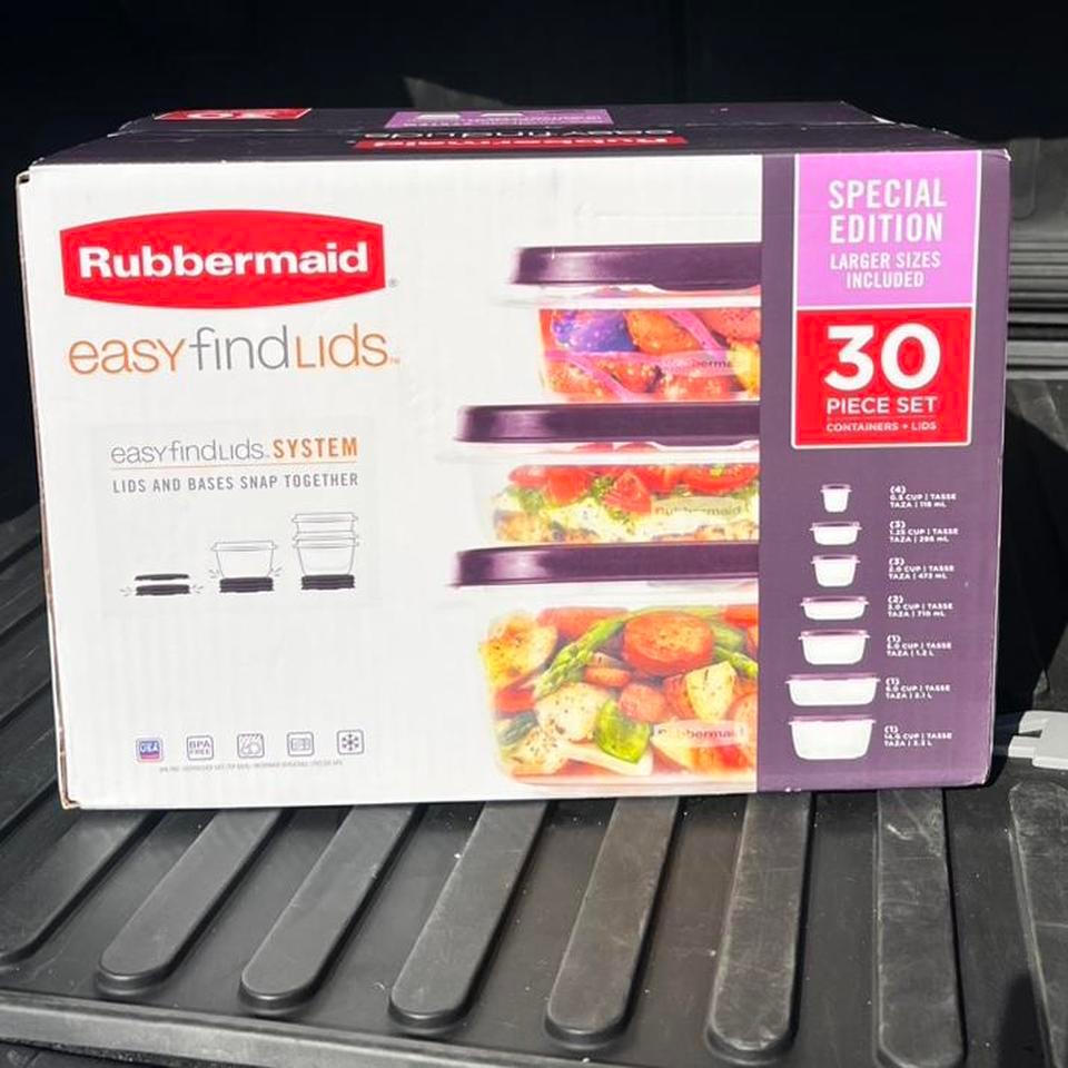 Rubbermaid Easy Find Lids 30 6bf6