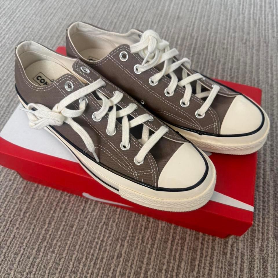 Converse Light Grey Chuck Taylors 52cf 2