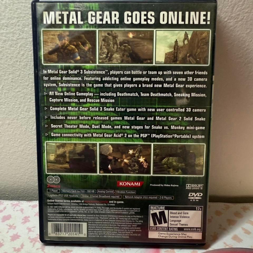 Metal Gear Solid 3 Subsistence 2