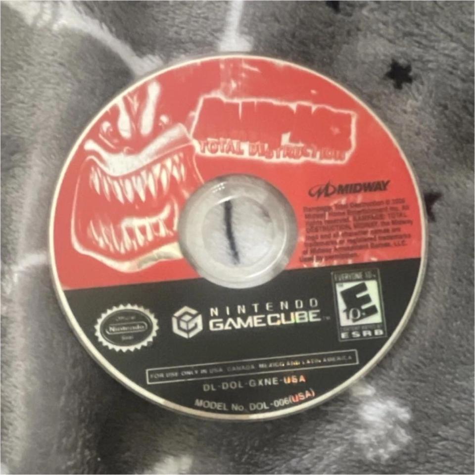 Dino Total Destruction Gamecube Game 2e96
