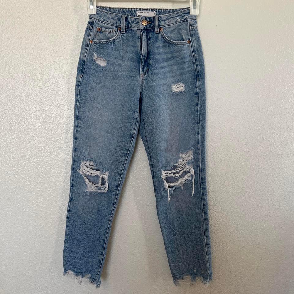 Garage Distressed Mom Jeansdenim Highwaisted 114b