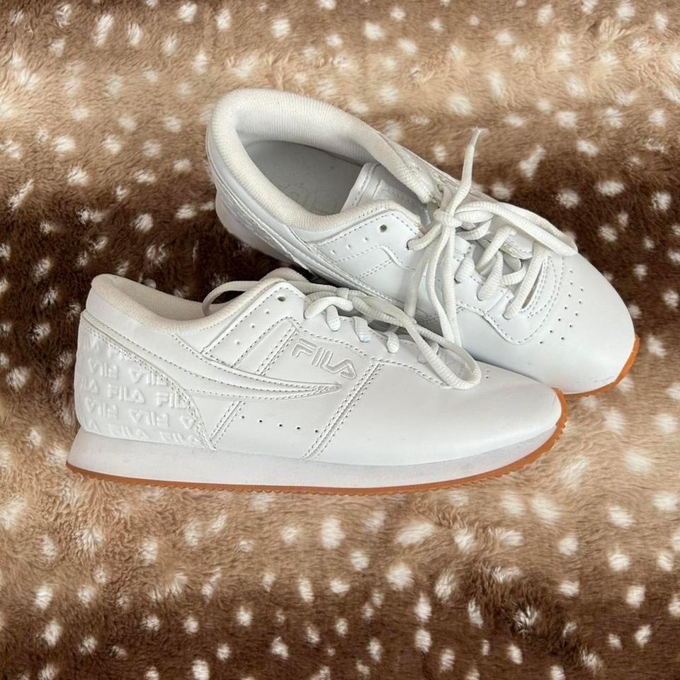 White Fila Sneakers Very Little 73dd
