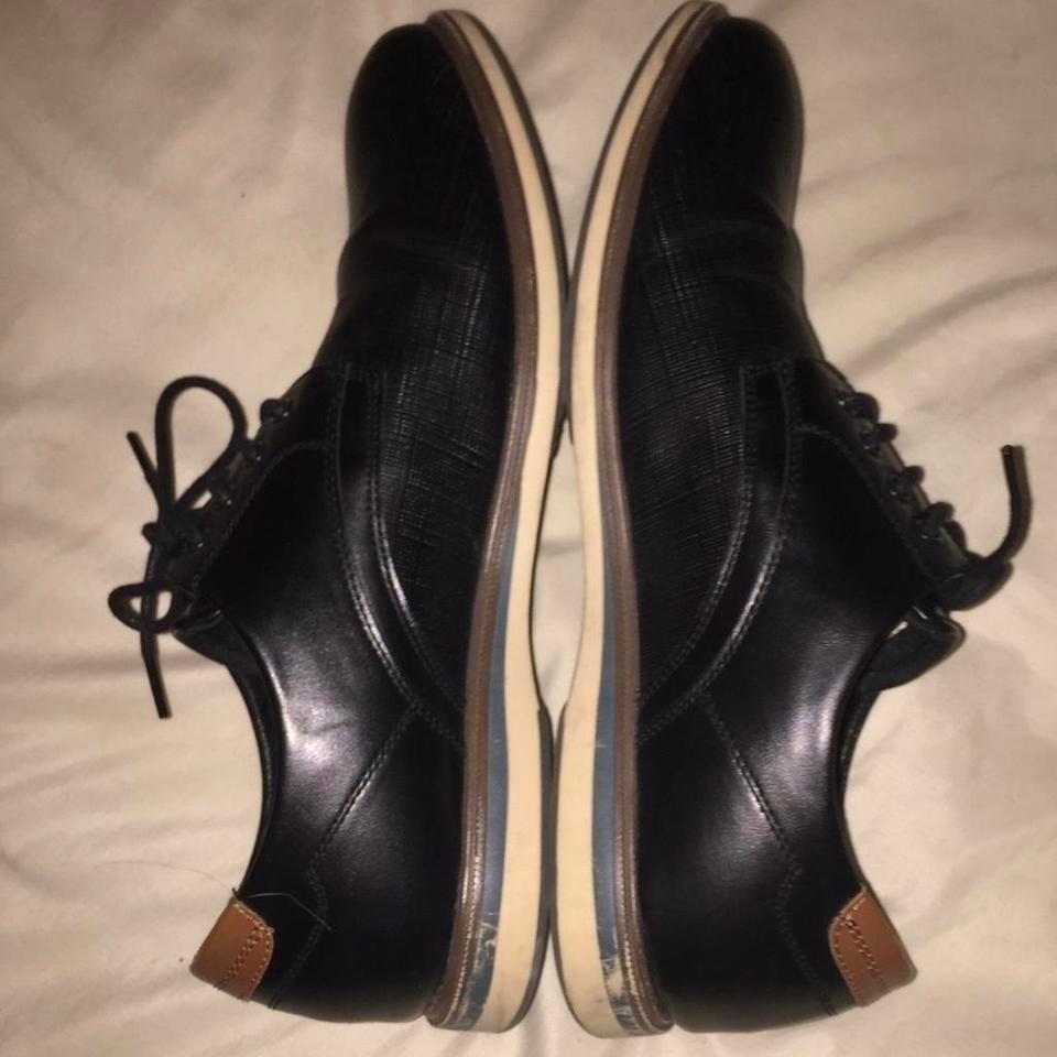 Black Leather Lace Up Shoes 048d 2