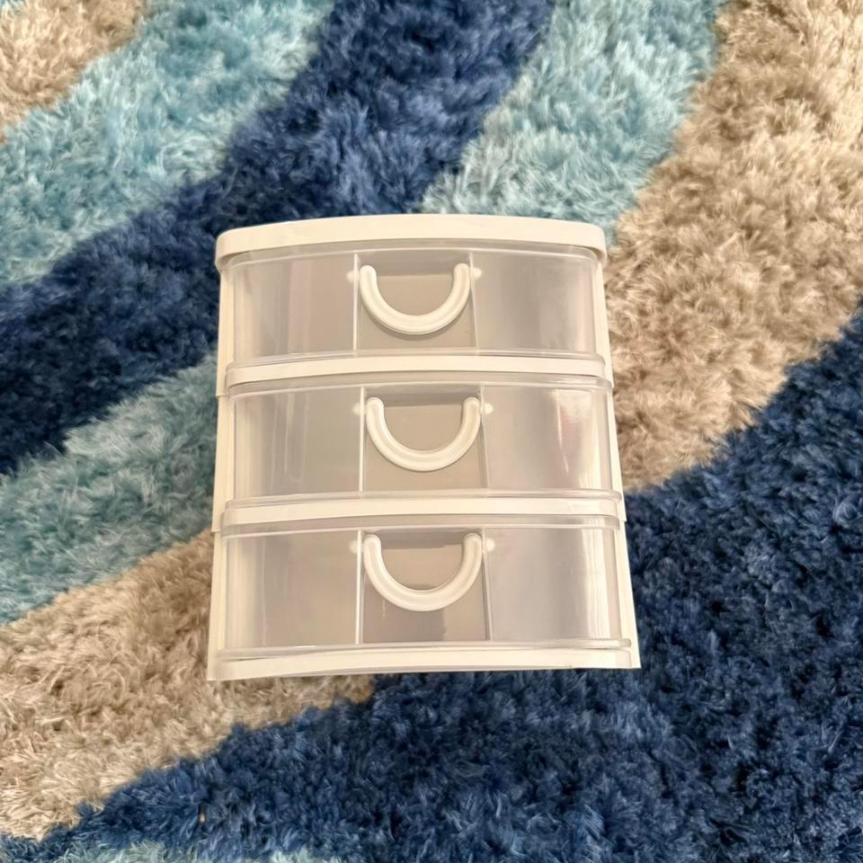 Small White Storage Box With