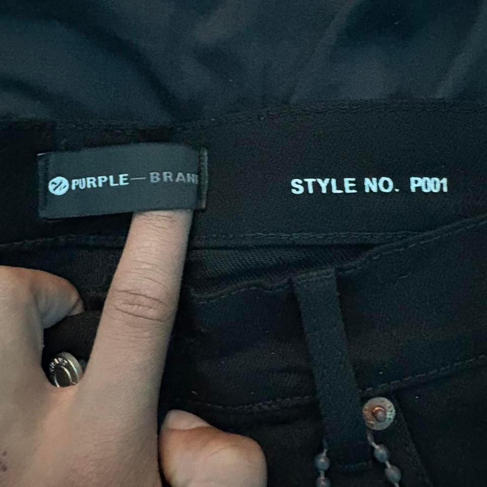 Purple Brand Black Jeans Size C5ee 4