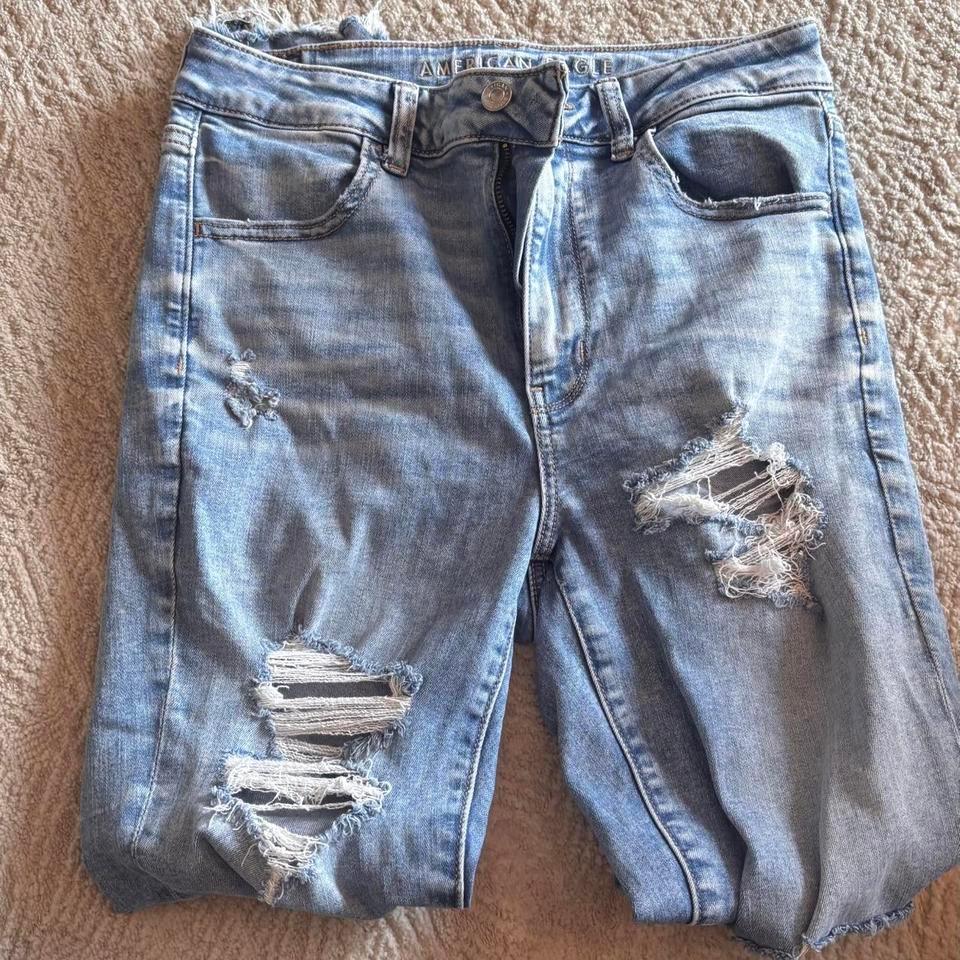 American Eagle Skinny Jeans Ripped 3581 4