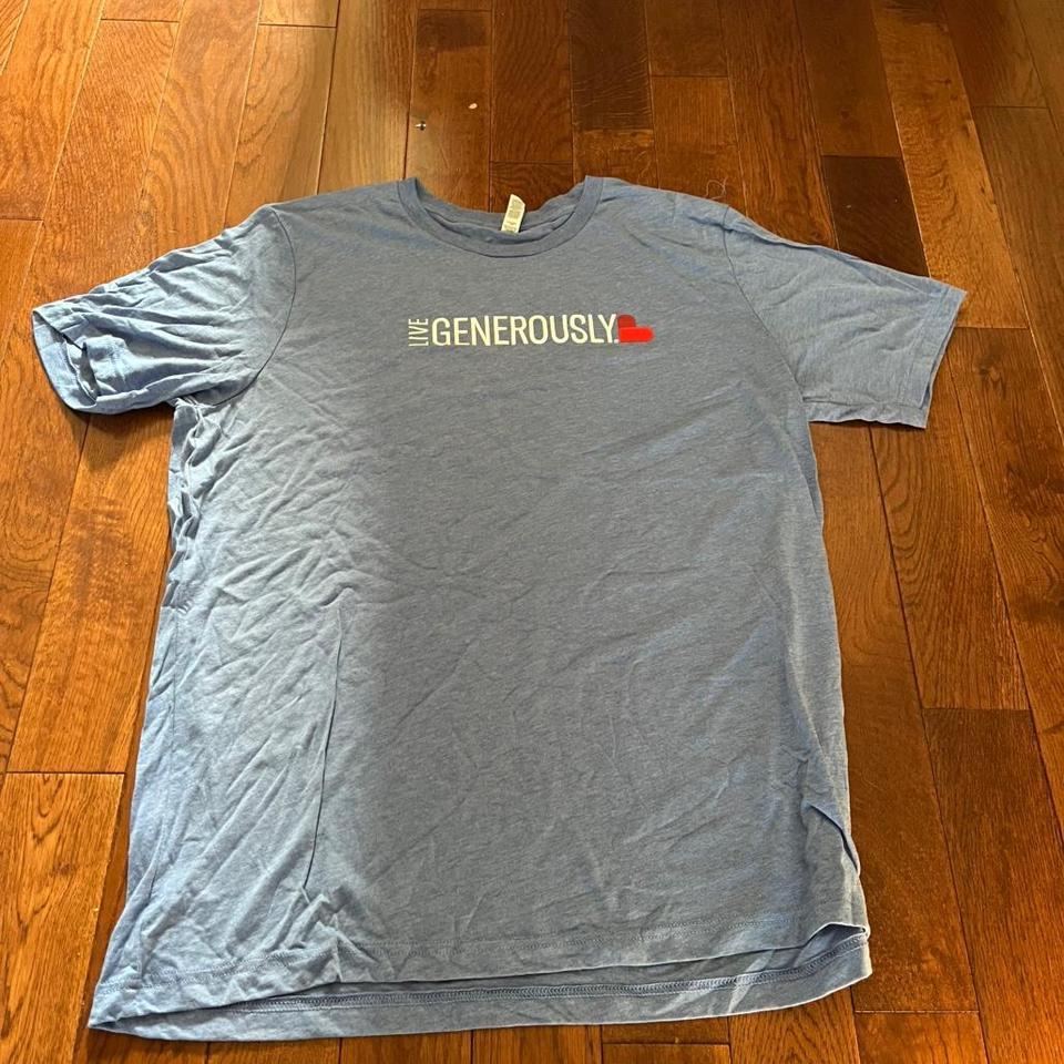 Blue The Generously T Shirt D112