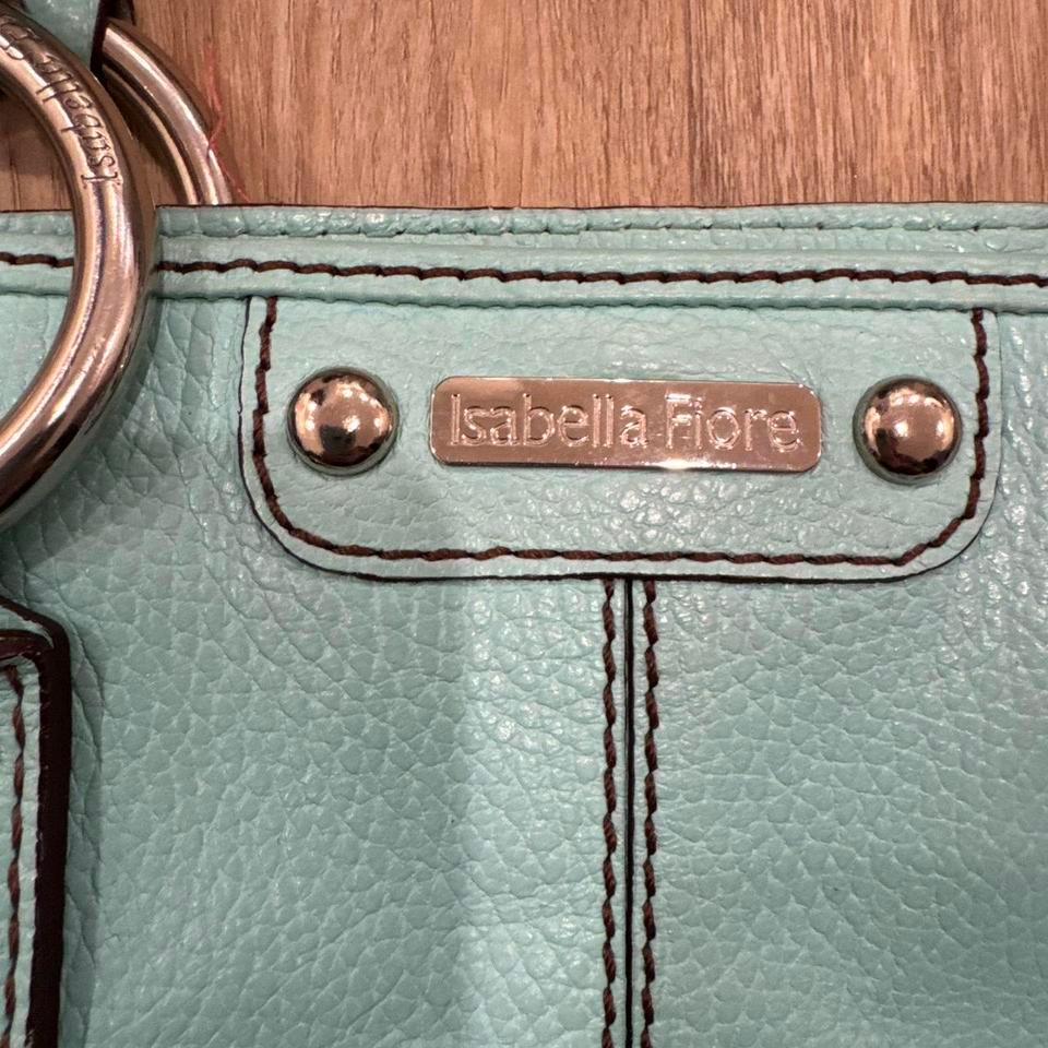 Isabella Fiore Blue Leather Handbag 43de 3